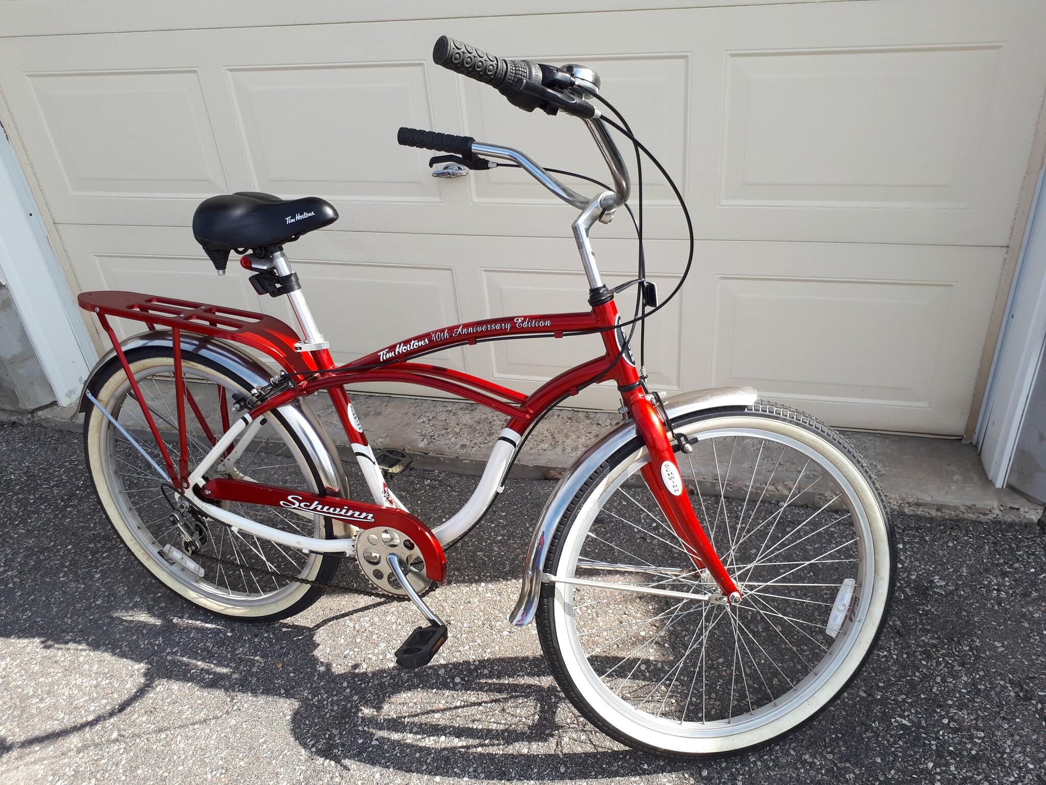 tim hortons 40th anniversary schwinn bike